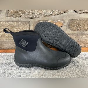 Muck Muckster II Outdoor Rain Snow Garden Yard Boots Size 9 Men’s Black Mid